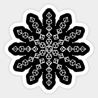 Sun Polyhedral Dice Sticker